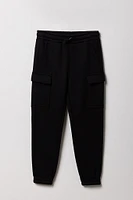 Jogger cargo en molleton classique pour garçon