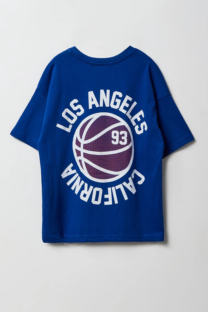 T-shirt à imprimé Los Angeles pour garçon