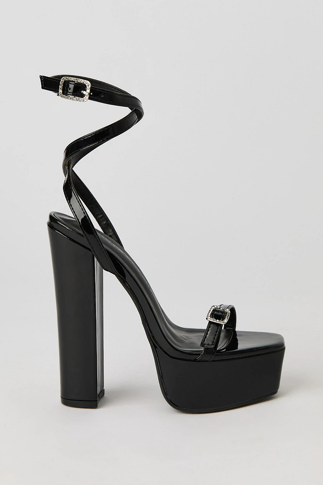Strappy Platform Heel
