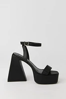 Ankle Strap Platform Heeled Sandal