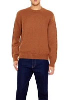 Whipstitched Crewneck Sweater