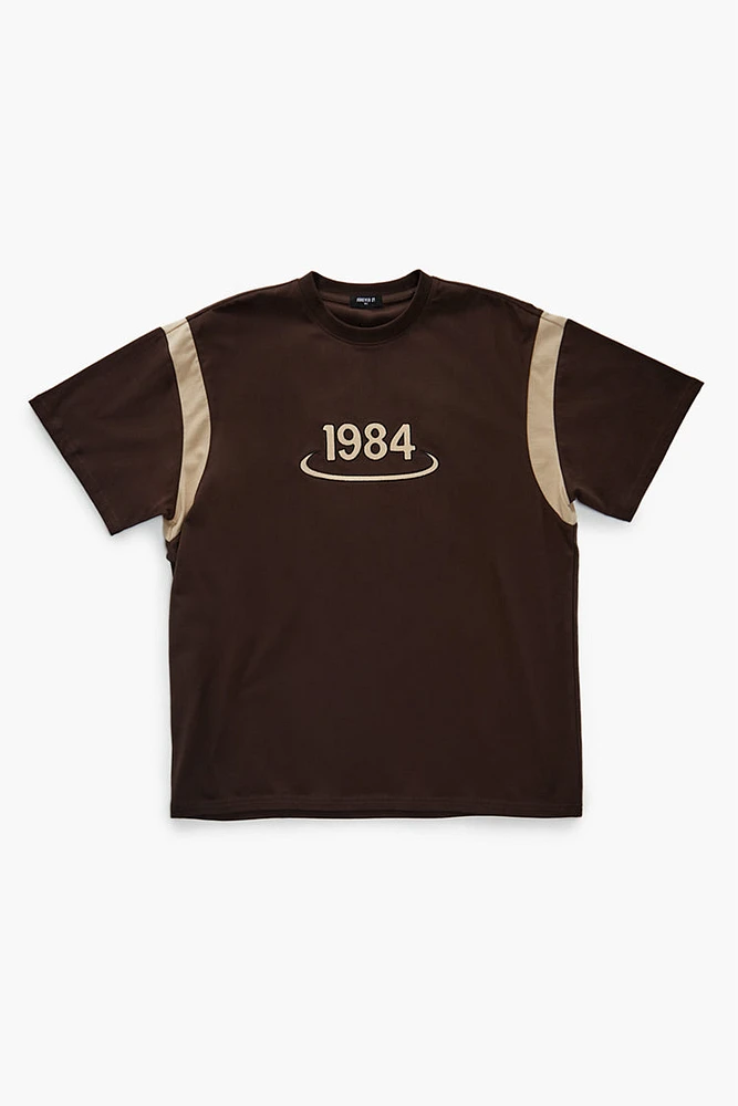 Embroidered 1984 Crewneck T-Shirt