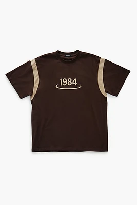 Embroidered 1984 Crewneck T-Shirt