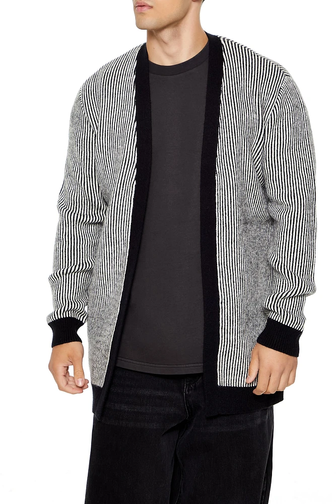 Pinstriped Cardigan
