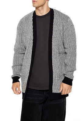 Pinstriped Cardigan