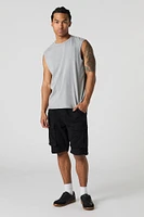 Pantalon cargo convertible avec fermeture à glissière
