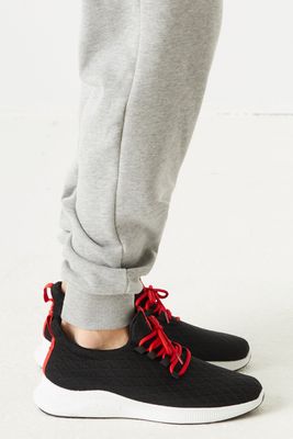 Urban Planet Mens G.O.A.T Graphic Knit Sneaker | Black/White | | Men's