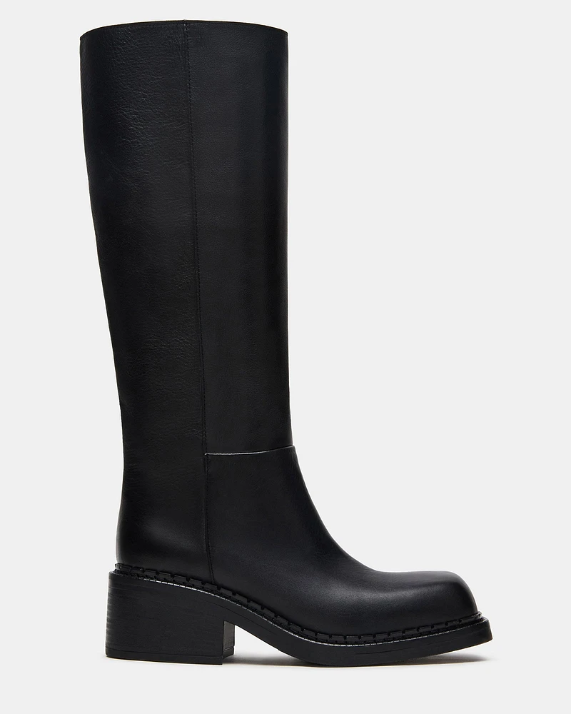 DAVOS BLACK LEATHER