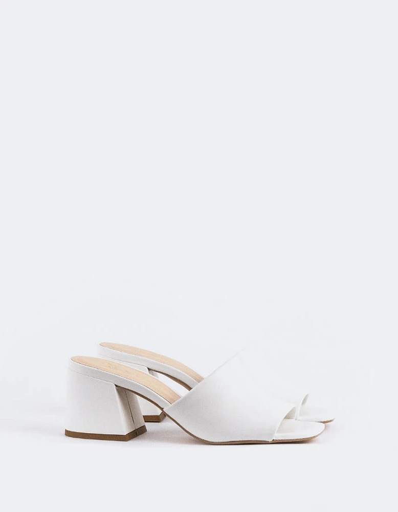Clarabelle White Leather