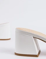 Clarabelle White Leather