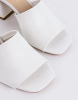 Clarabelle White Leather