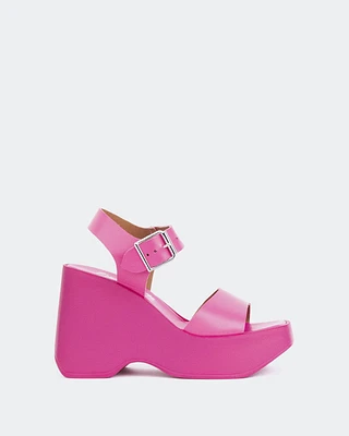 Kendall Fuchsia Leather