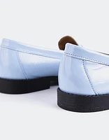 Lettine Light Blue Naplack Leather