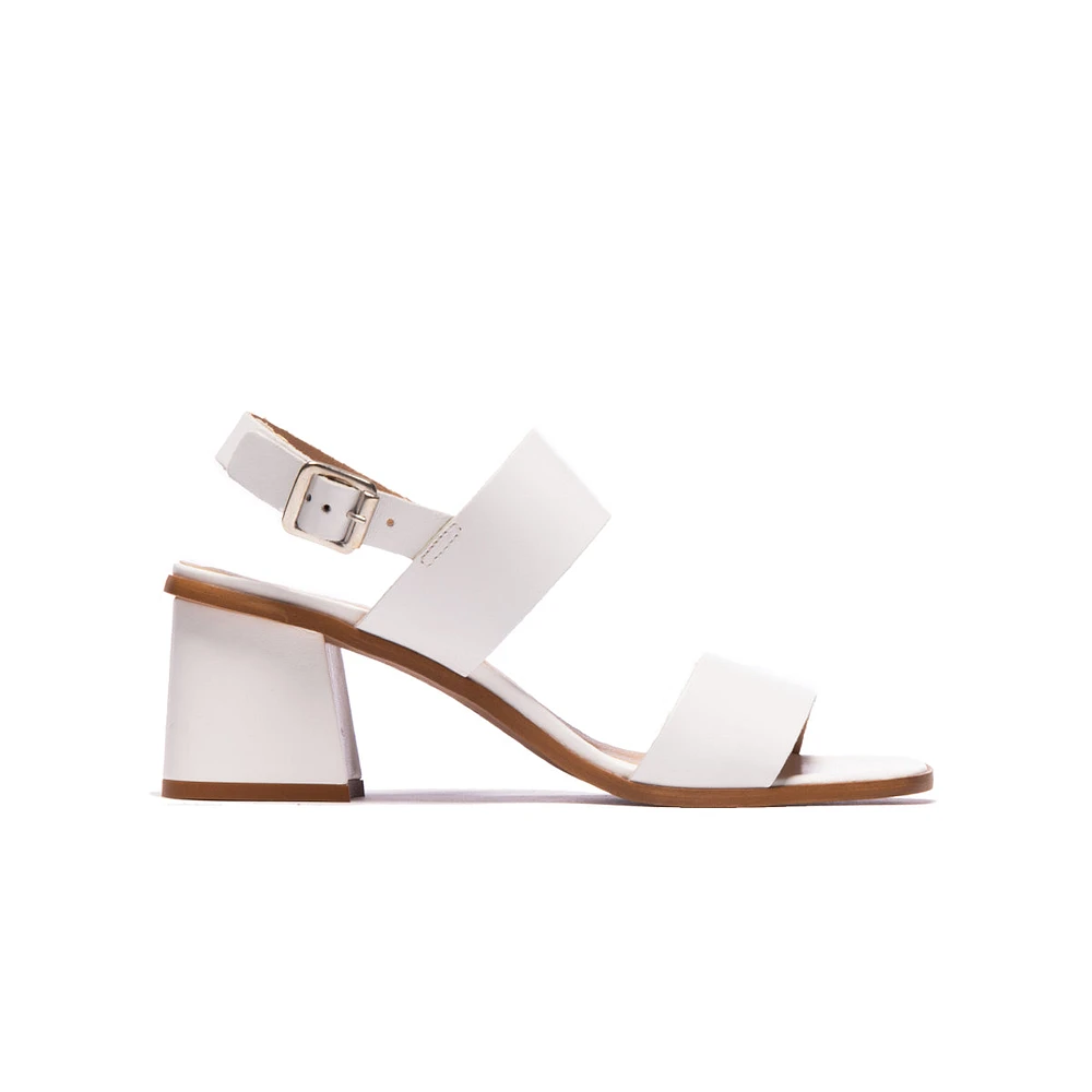 Minta White Leather