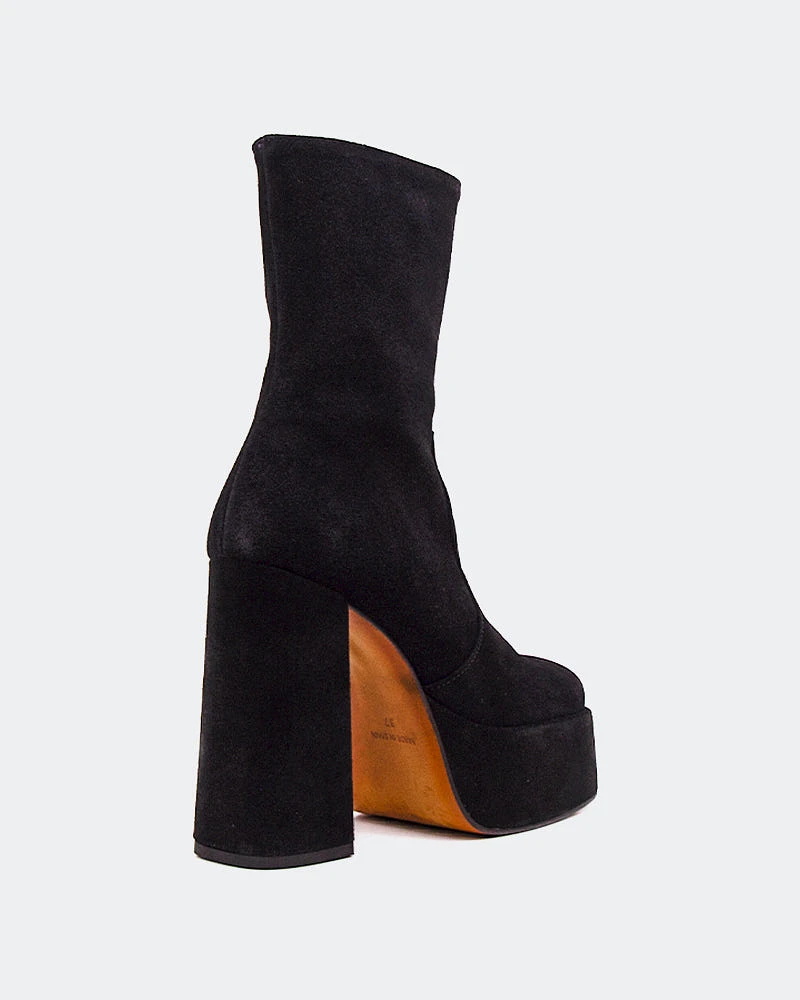 Tate Black Suede