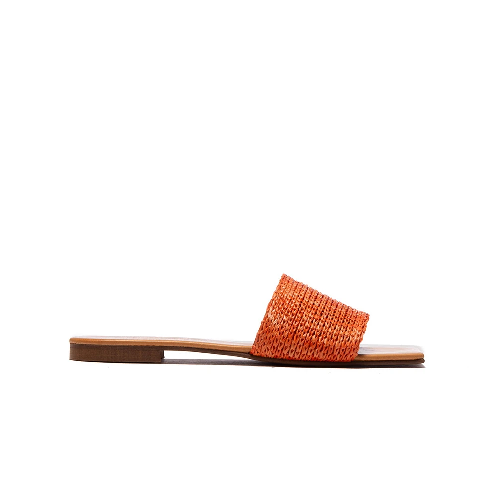 Gizelle Orange Leather