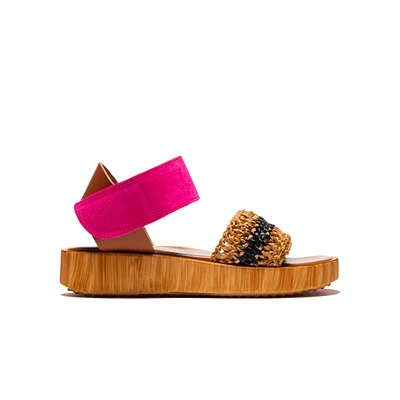 Flit Fuschia Multi Suede