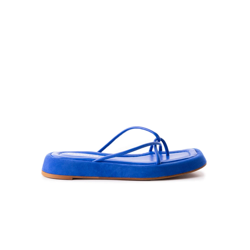 Kasiani Blue Leather