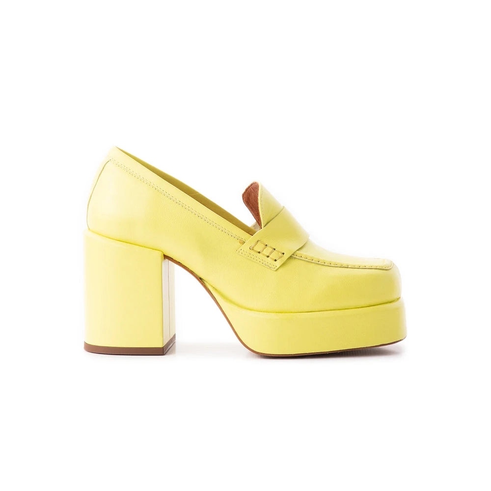 Soria Yellow Leather