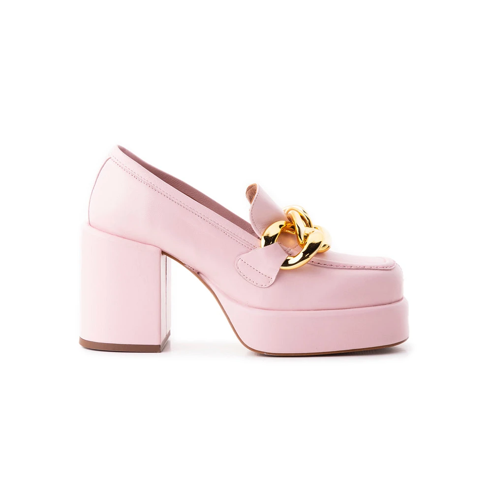 Riga Light Pink Leather