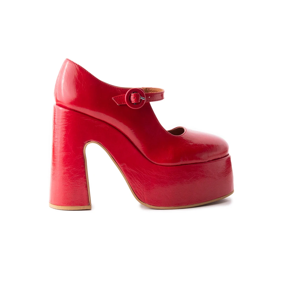 Limos Red Leather
