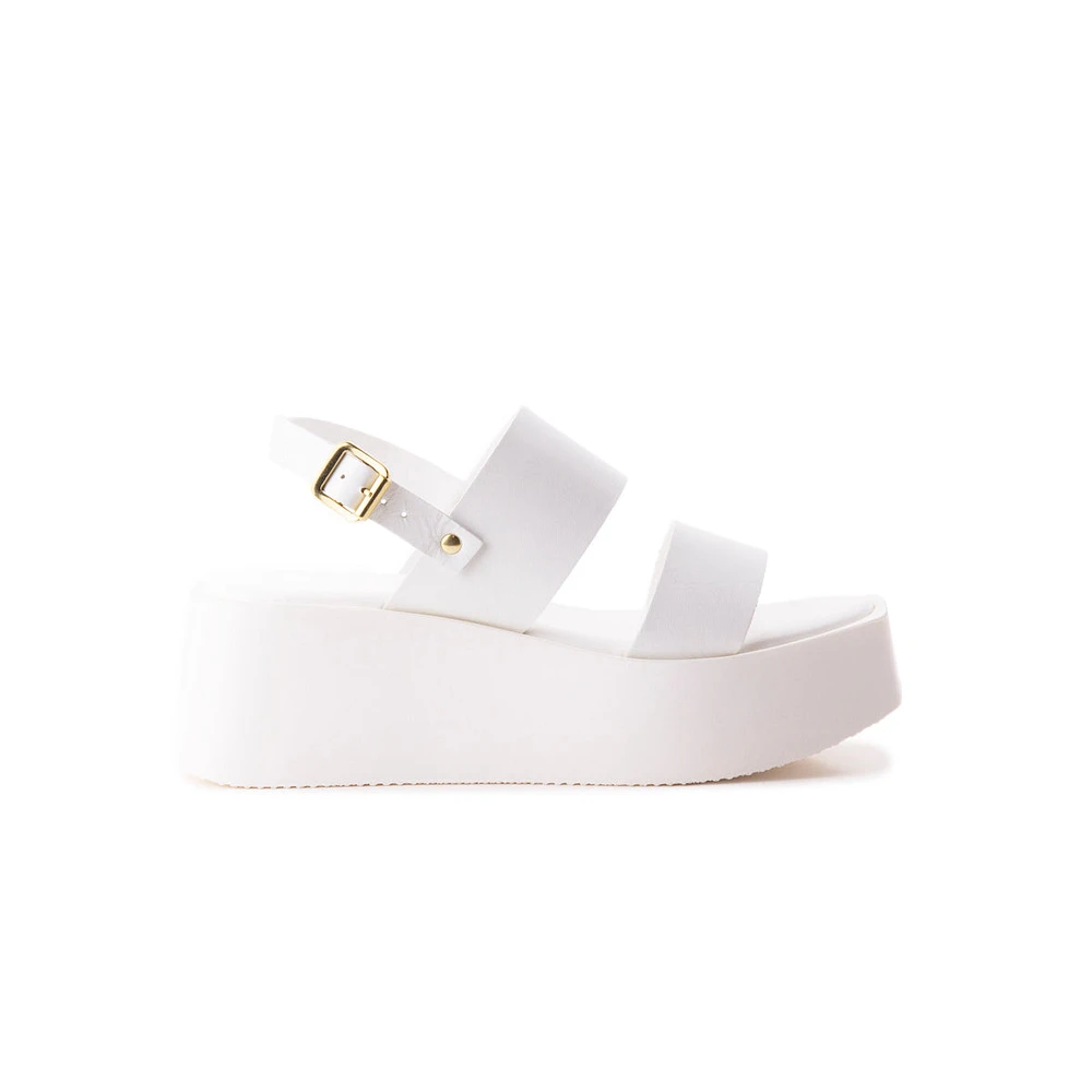 Pelosa White Leather