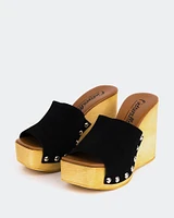 Emeline Black Suede