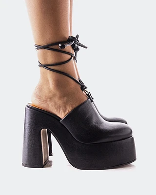 Hemera Black Leather