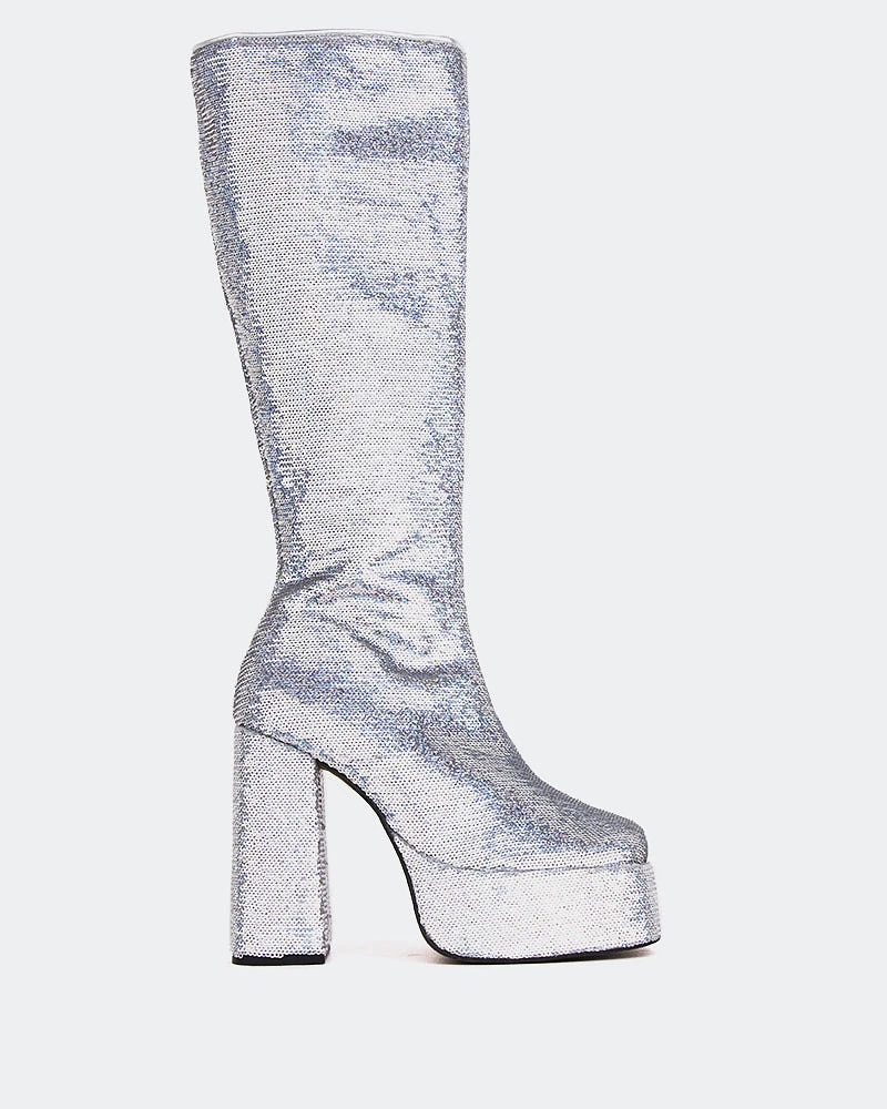 Latto Silver Sequins