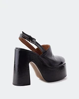 Machai Black Leather