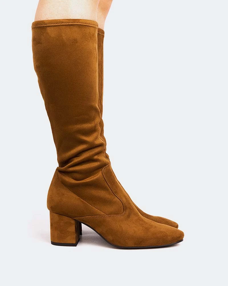 McGill Tan Suede Stretch