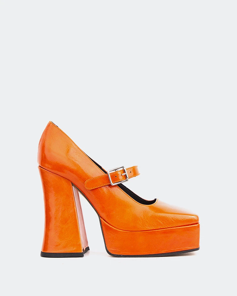 Mestar Orange Leather