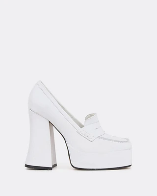 Mestina White Leather