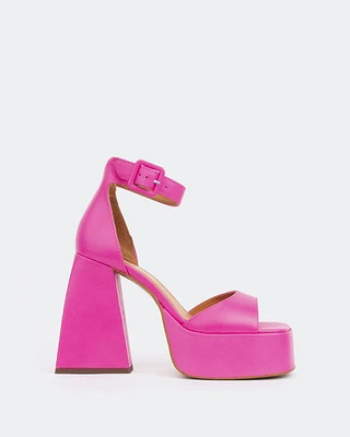 Moore Pink Leather