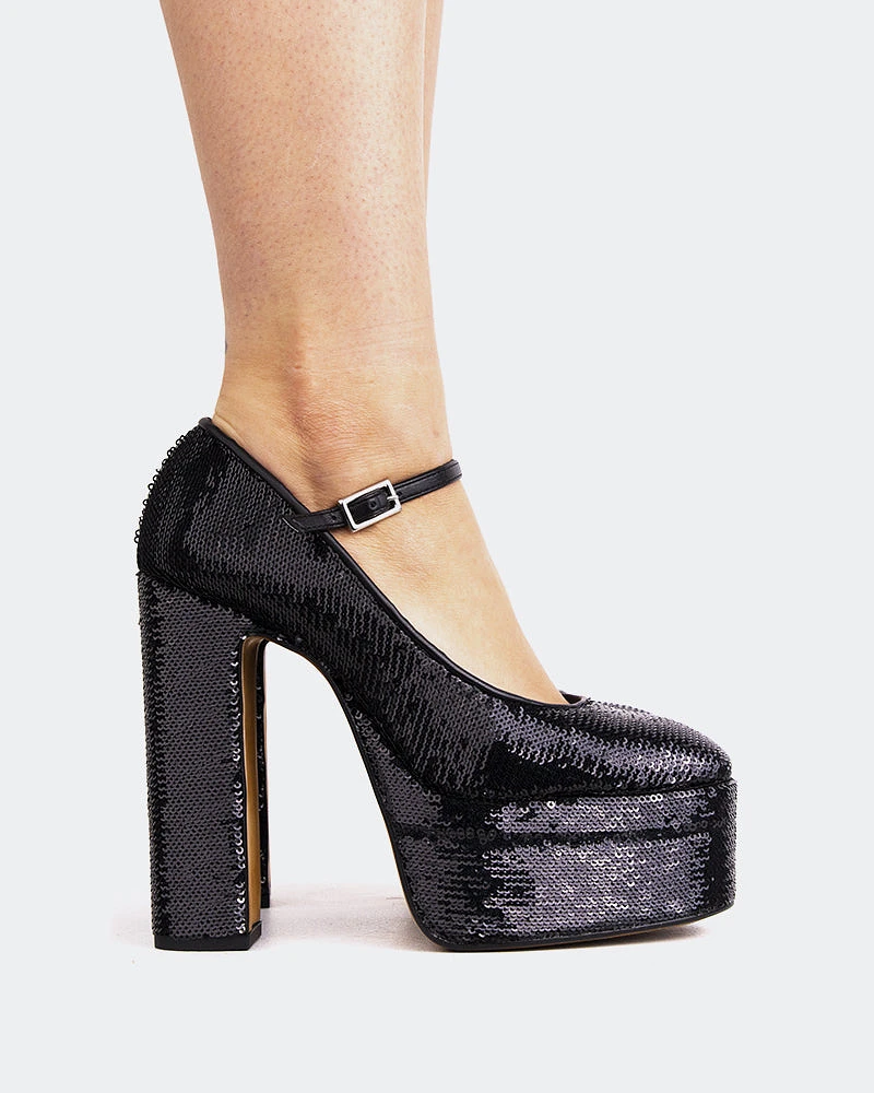 Ragazza Black Sequins