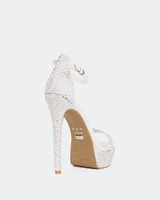 Rinna, Off White Suede/Suède Blanc Cassé
