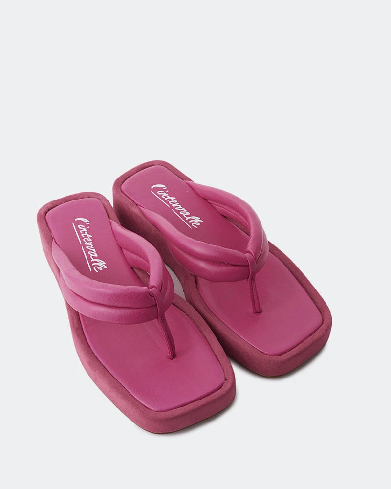 Senda Fuchsia Leather