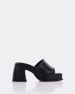Simos Black Leather