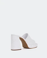 Tarot White Leather/Cuir Blanc