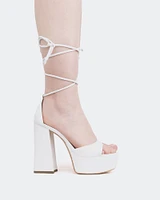 Xenon, White Leather/Cuir Blanc