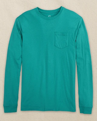 Classic Long Sleeve Pocket T-Shirt - Gulf Stream