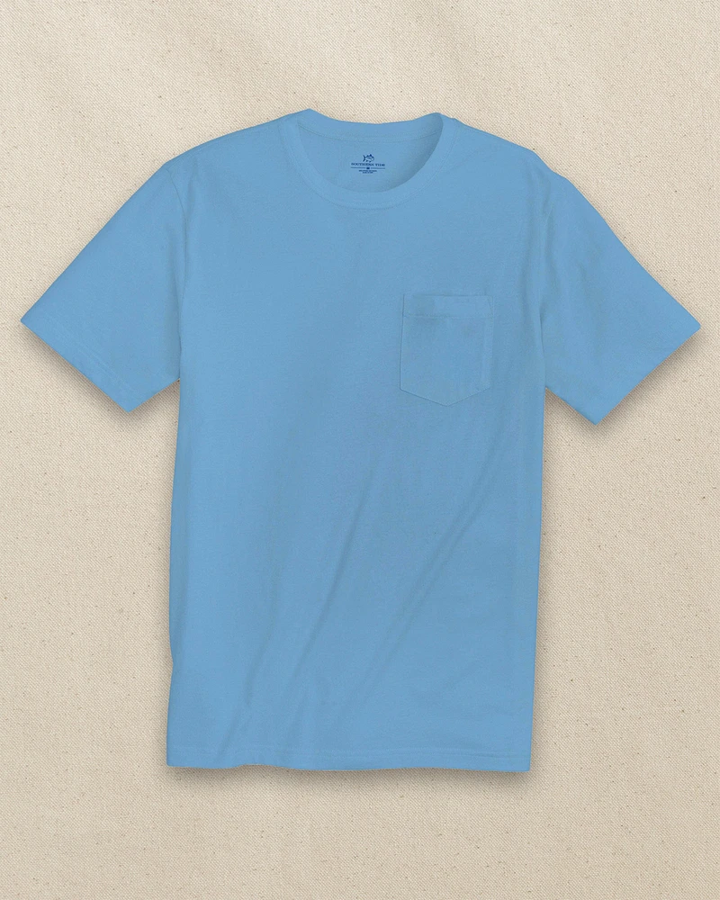 Classic Short Sleeve Pocket T-Shirt - Rush Blue