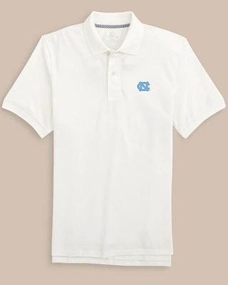 UNC Tar Heels Skipjack Polo Shirt - Classic White