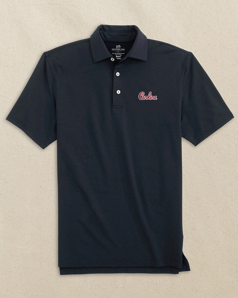 USC Gamecocks brrr°®-eeze Heather Polo - Carolina Script