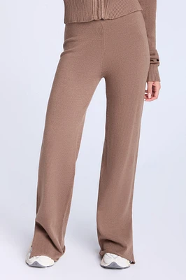 Pantalon de survêtement en tricot à plat