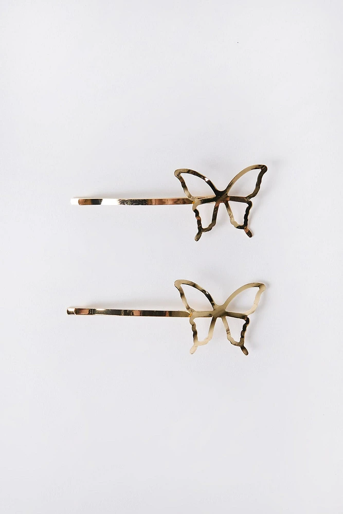 2-Pack Butterfly Hair Pins