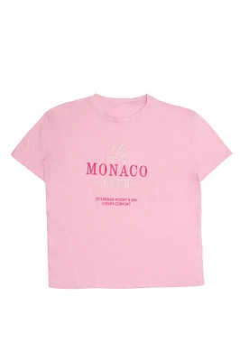 Womens Le Monaco Club Relaxed Graphic Tee