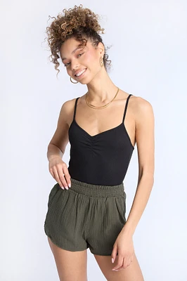 Ribbed Cami Bodysuit