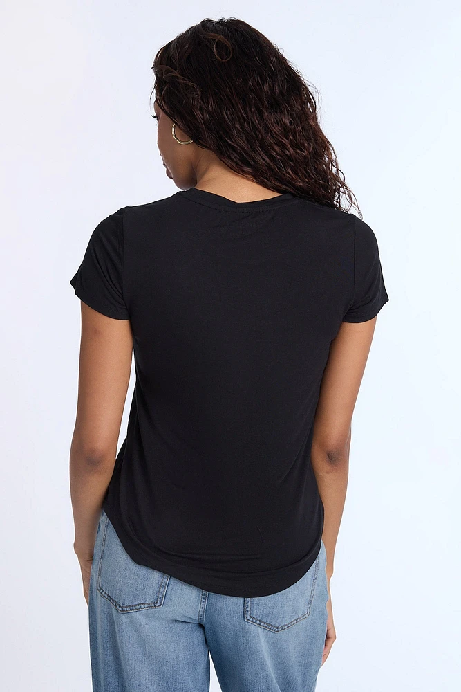 Short Sleeve Crewneck Relaxed Tee