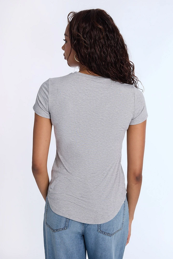Short Sleeve Crewneck Relaxed Tee